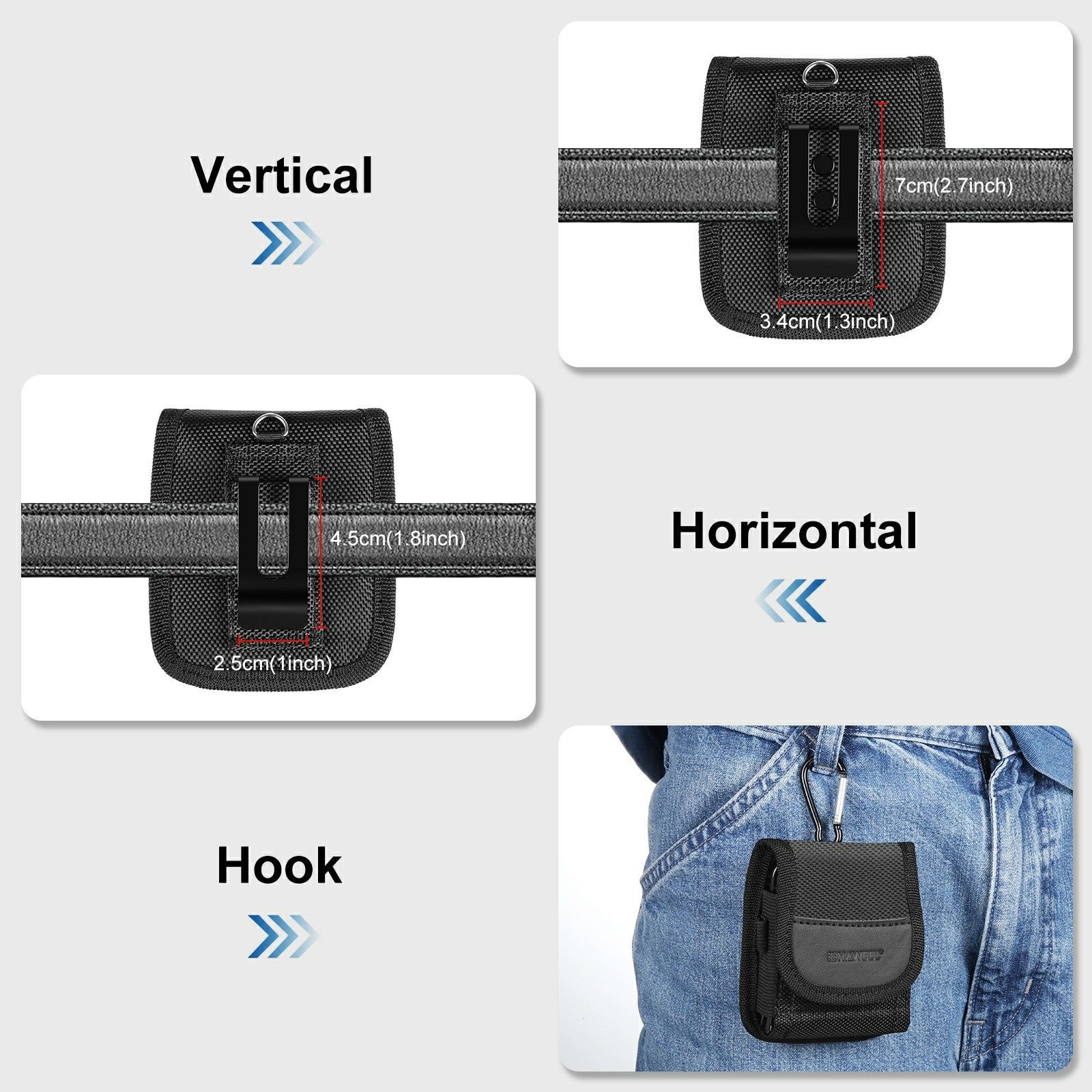 HAWEEL HWL2142B Waist Bag for Phone Belt Pouch Holster Outdoor Tool Bag HAWEEL HWL2142B Waist Bag for Phone Belt Pouch Holster Outdoor Tool Bag